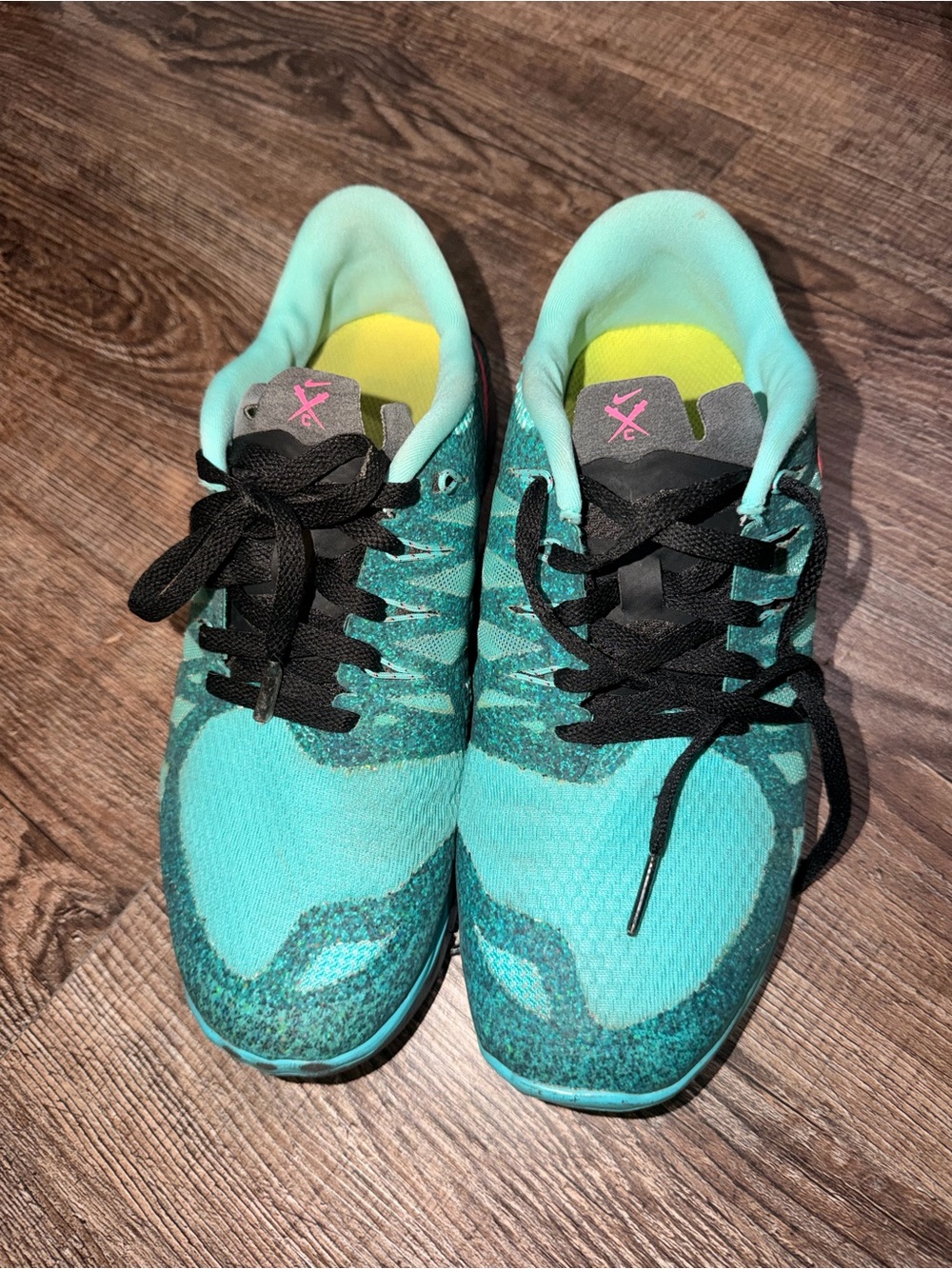 Nike Women’s Free 5.0 Teal Athletic Sneakers - Brand Unspecified